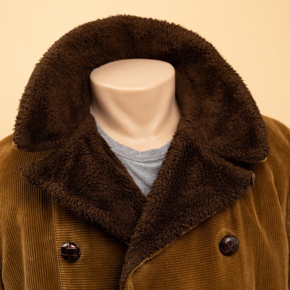 Ringer Other - Ringer Corduroy Sherpa Double Breasted Kick Ass Coat